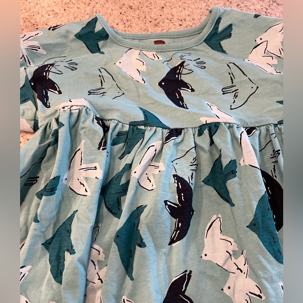 Tea Collection Dress Girls Size 6 - Picture 4 of 5